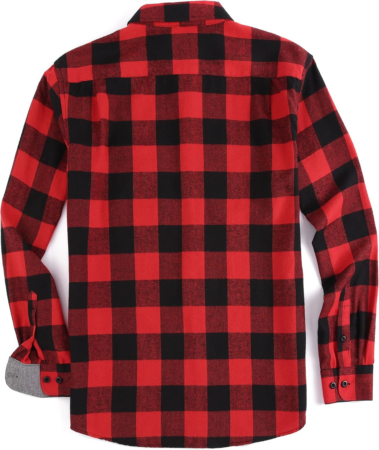 Detalle de Alex Vando Flannel Shirts for Men Regular Fit Button-Down Flannel Shirt