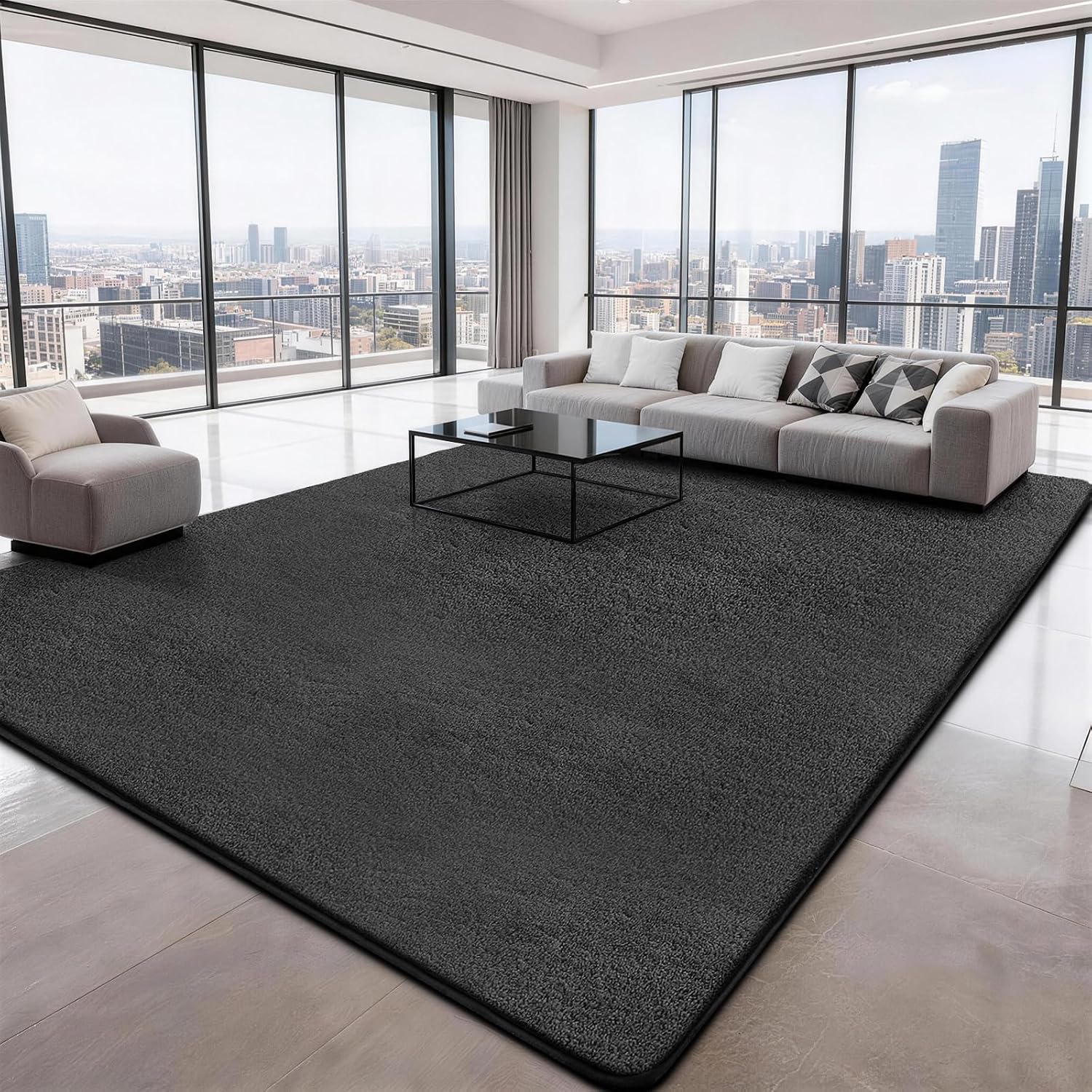 Thumbnail 6 de XSIVOD shaggy rug 200 x 300 cm