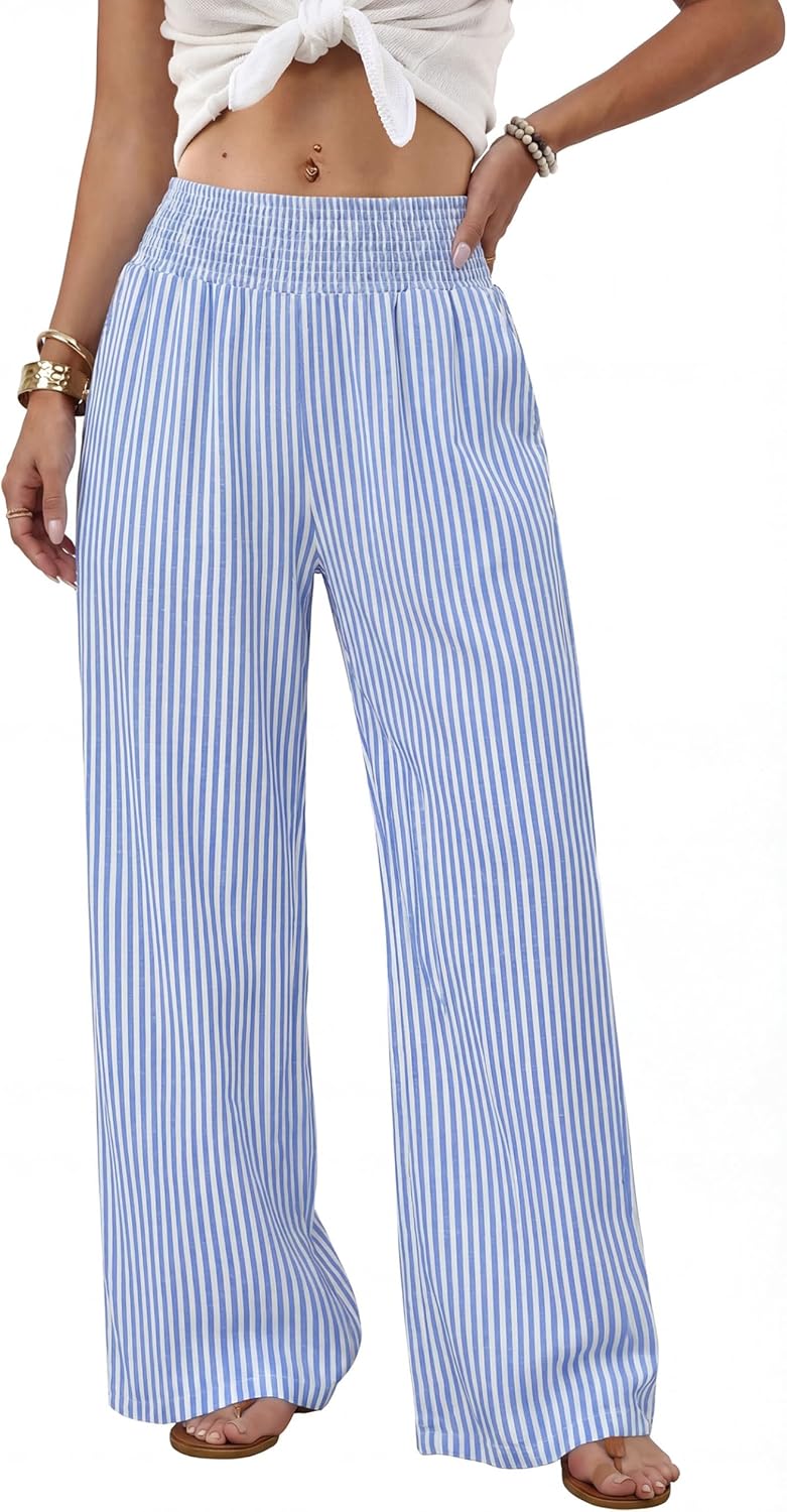 Thumbnail 1 de Sampeel Wide Leg Pants Woman High Waist Trousers with Pockets – Casual Lounge