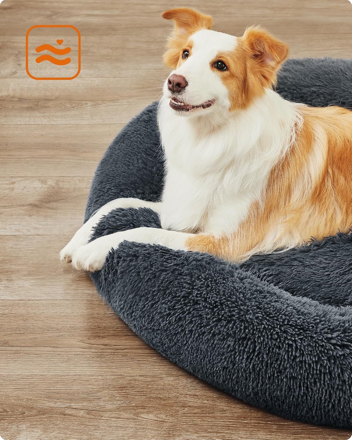 Thumbnail 3 de Feandrea Hundebett Donut 100 cm dunkelgrau