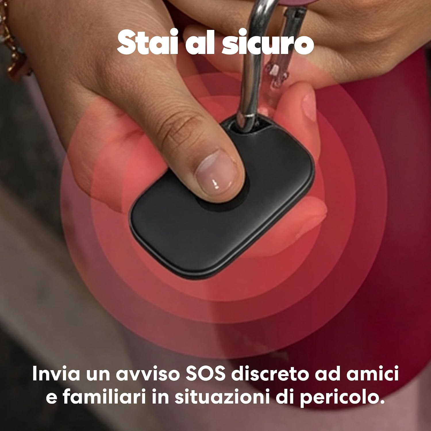 Detalle de Tile by Life360 Pro - Localizzatore Bluetooth per chiavi, borse e oggetti, con SOS e integrazione Life360
