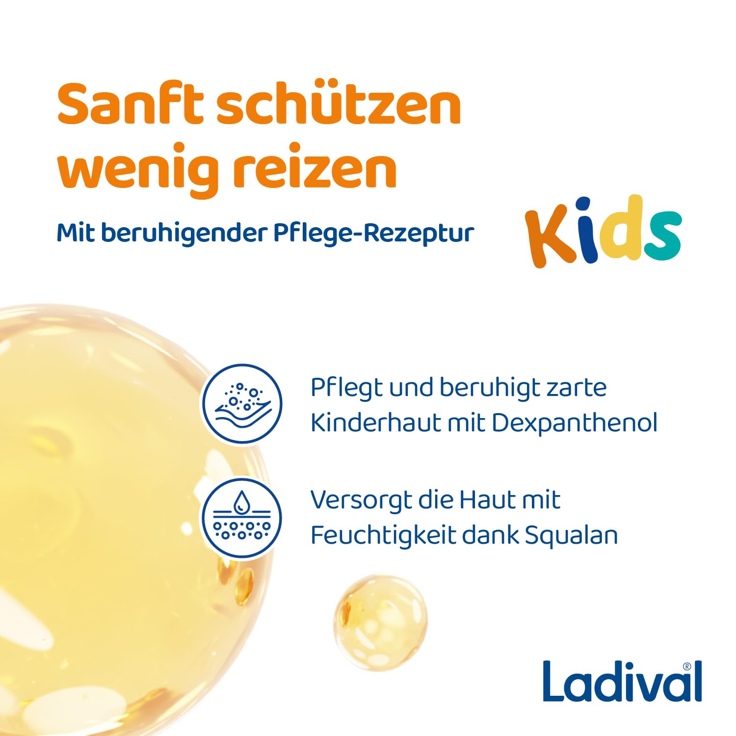 Thumbnail 5 de Ladival Kinder Sonnencreme Milch LSF50+ – extra wasserfest für empfindliche Kinderhaut (ab 6 Monaten), 200 ml