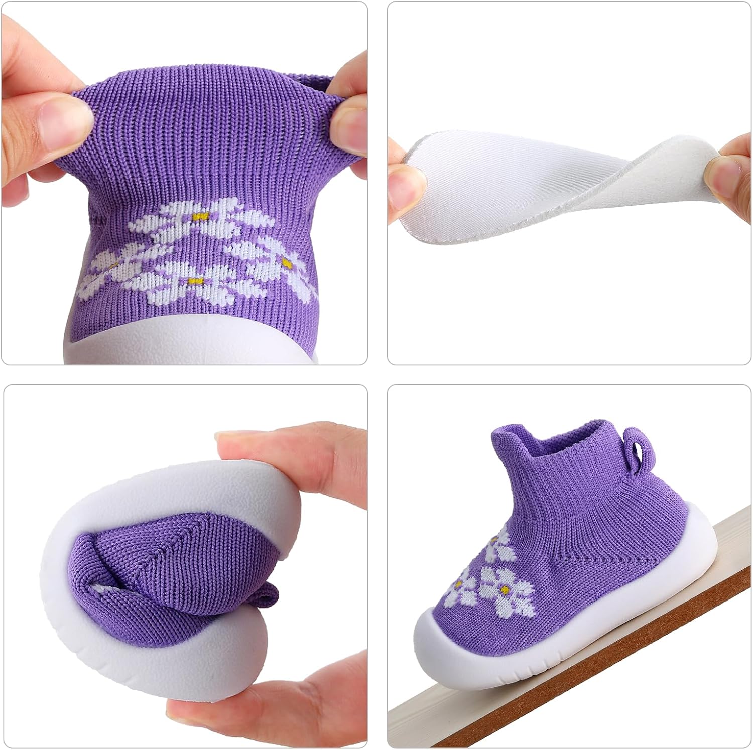 Thumbnail 1 de Cheerful Mario Baby Shoes: First Walking Sock Sneakers for Toddlers