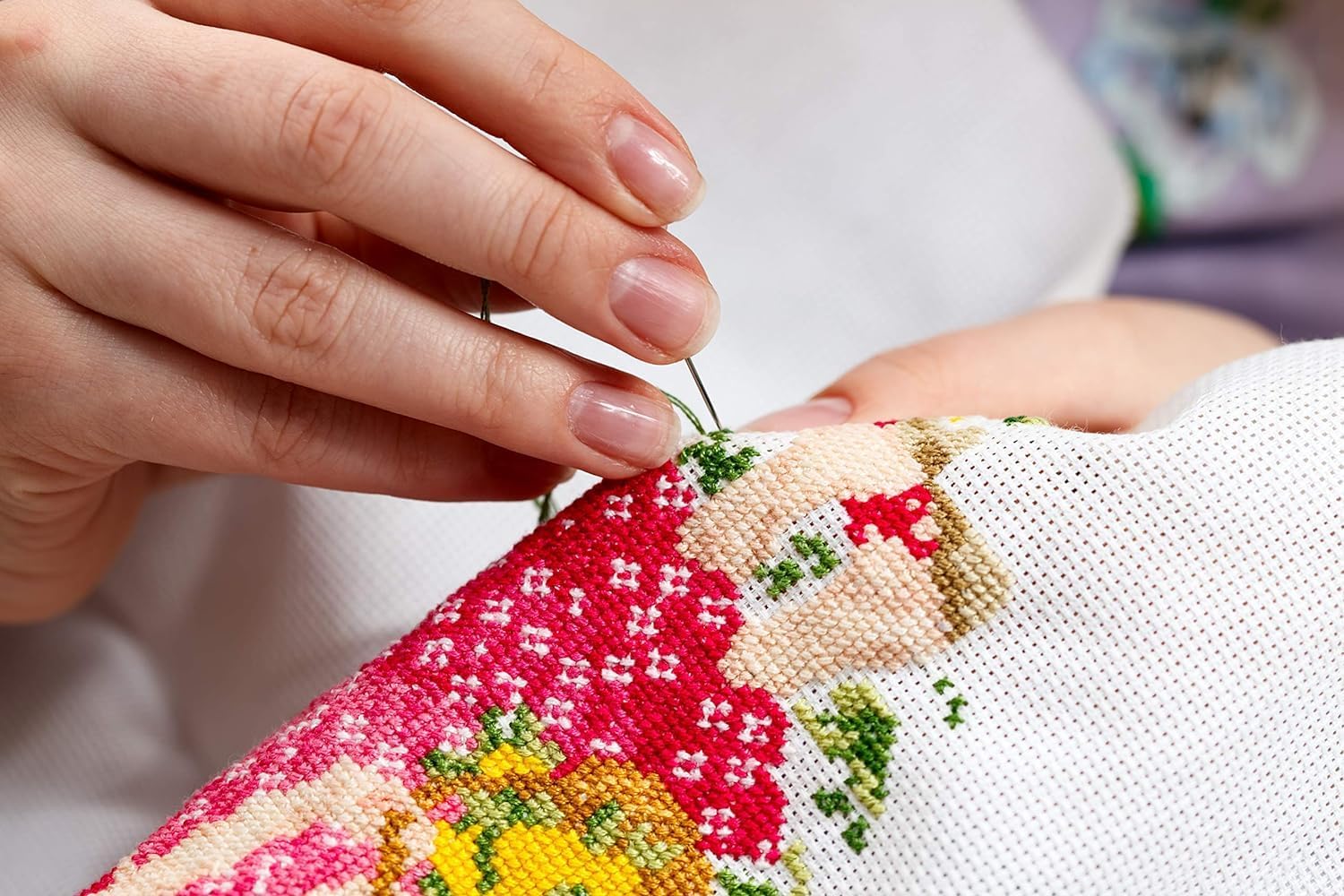 Detalle 1 de Funcrostitch Counted Cross-Stitch Kit, 14-Count