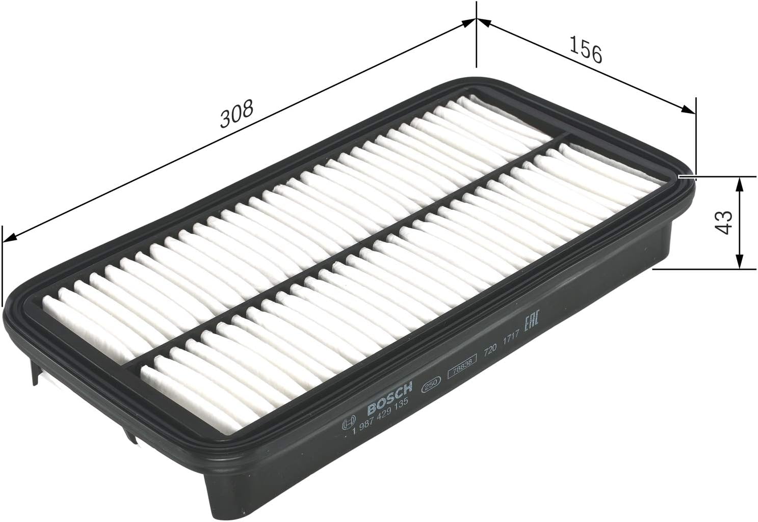 Detalle de Bosch S9135 – Filtre à air auto