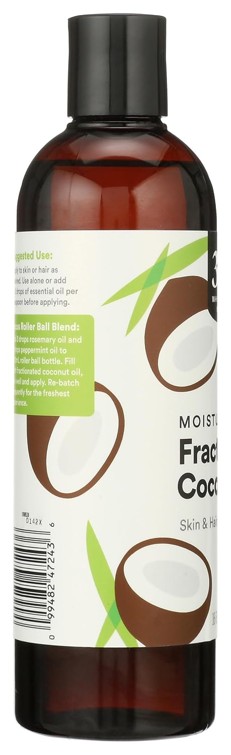 Detalle de 365 by Whole Foods Market Moisturizing Fractionated Coconut Oil (16 Fl Oz) for Skin & Hair