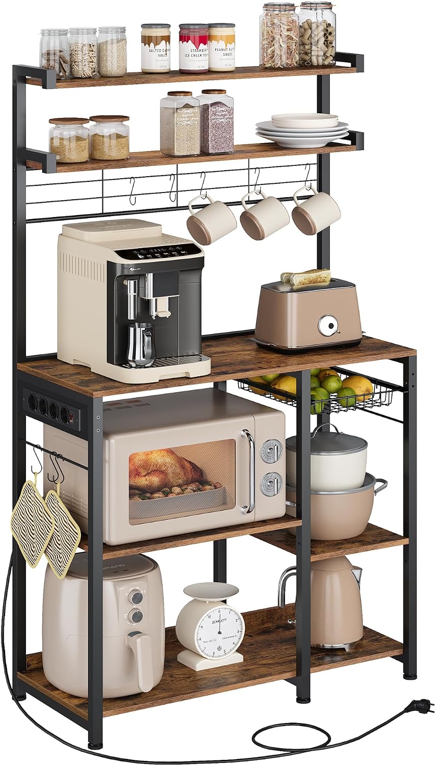Detalle de VASAGLE KKS031K11 Scaffale cucina 40x90x165,5 cm