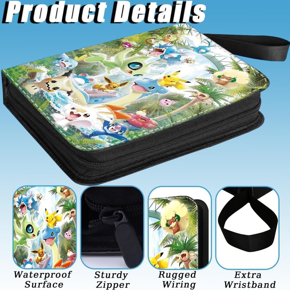 Thumbnail 1 de Card Binder for Pokemon 4-Pocket 400-pocket capacity 📚