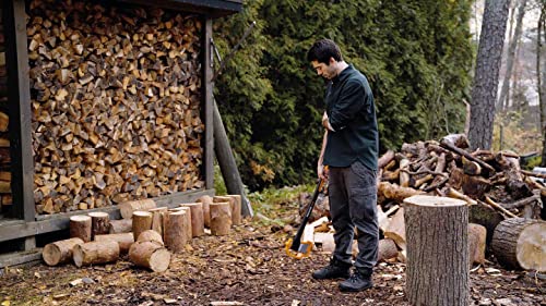 Detalle 1 de Fiskars X27-XXL Spaltaxt, 96 cm, mit Klingen- und Transportschutz
