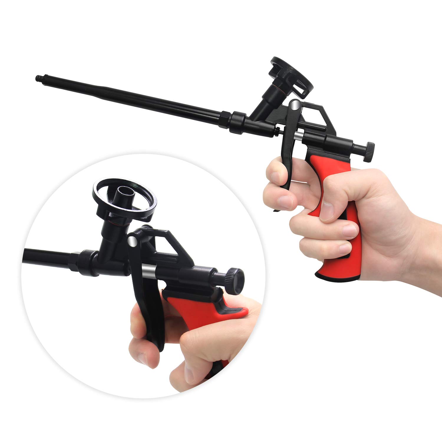 Thumbnail 4 de Preciva 2pcs Expanding Foaming Gun — Professional PU Foam Filler and Applicator