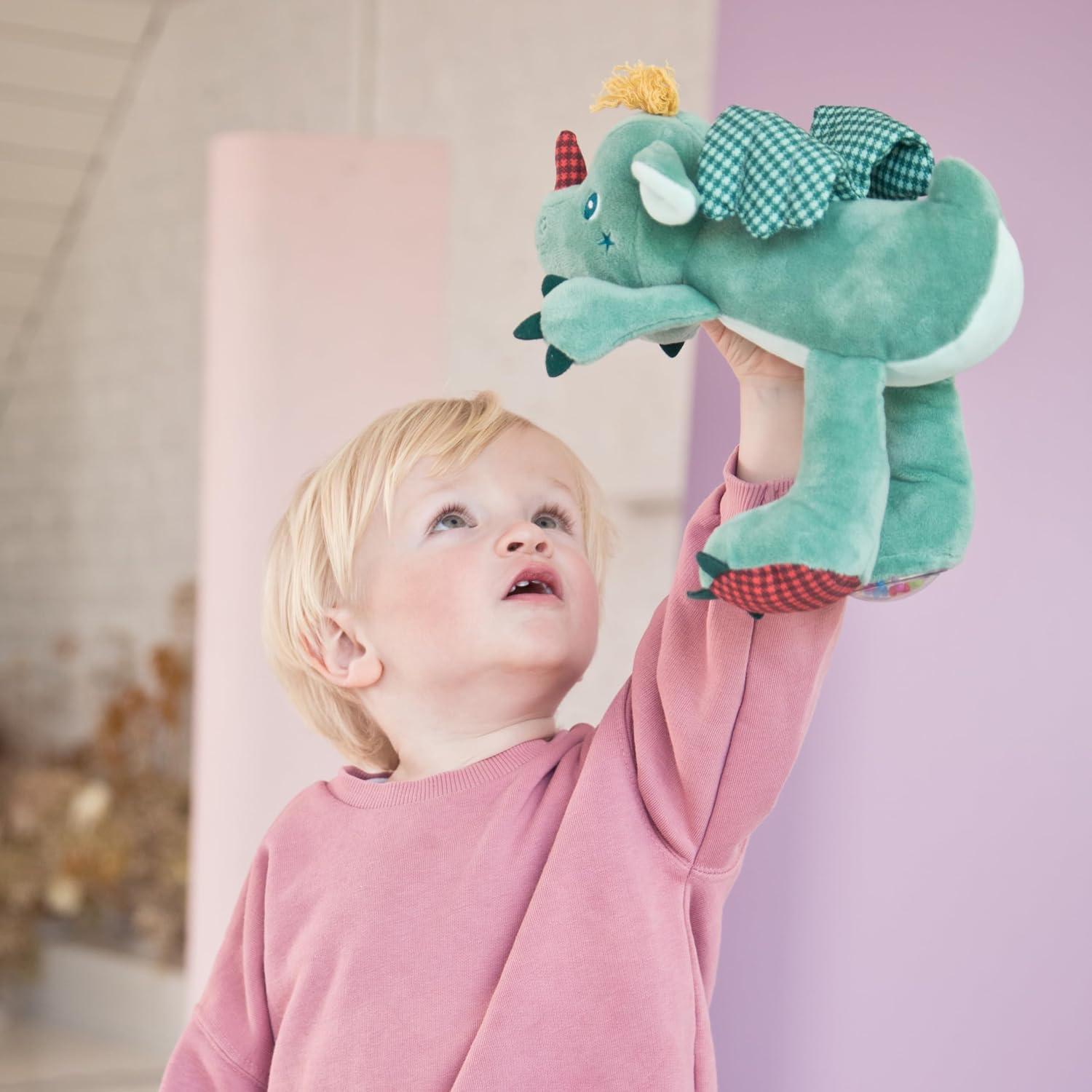 Thumbnail 4 de Lilliputiens Joe le Dragon — peluche sonore et interactive, dès 9 mois