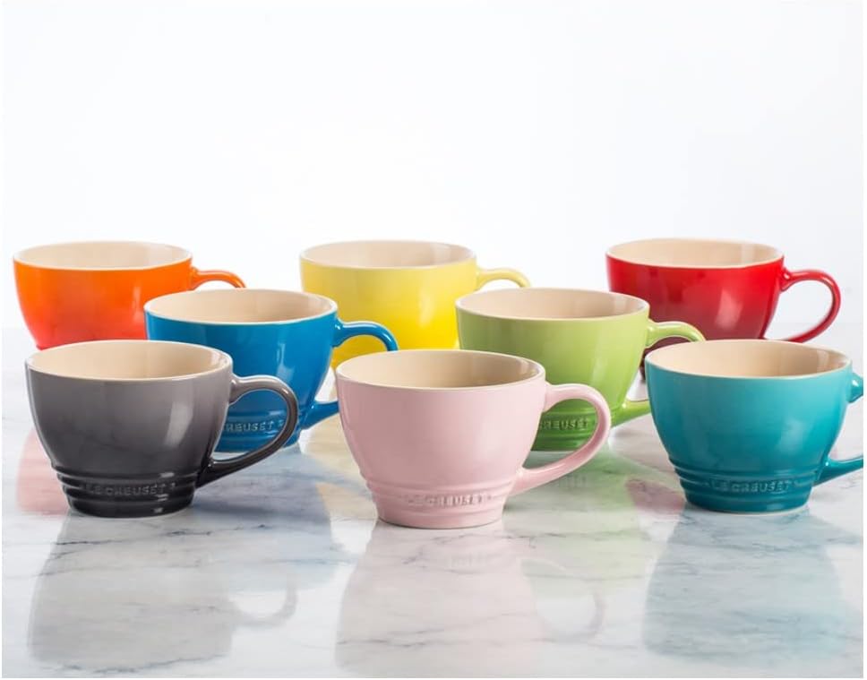 Detalle de LE CREUSET Stoneware Grand Mug 400ml in Deep Teal