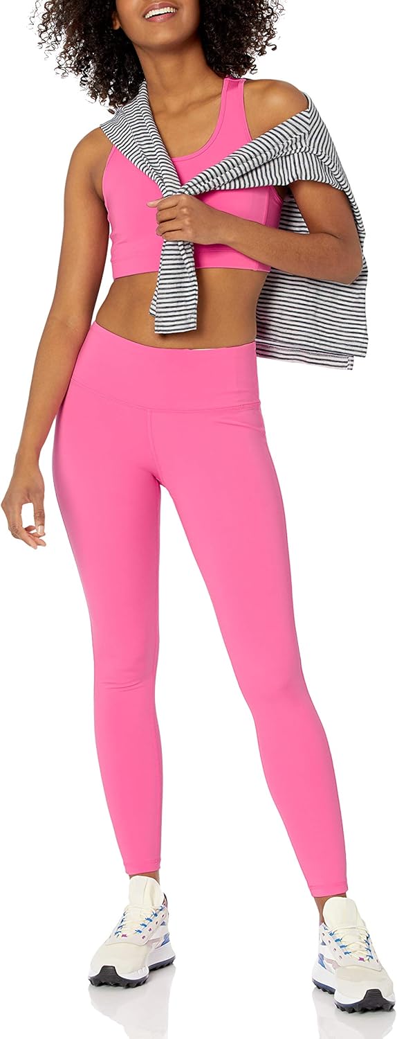 Detalle de Amazon Essentials Leggings Active Sculpt Lunghi a Vita Media da Donna – Colori Fuori Produzione