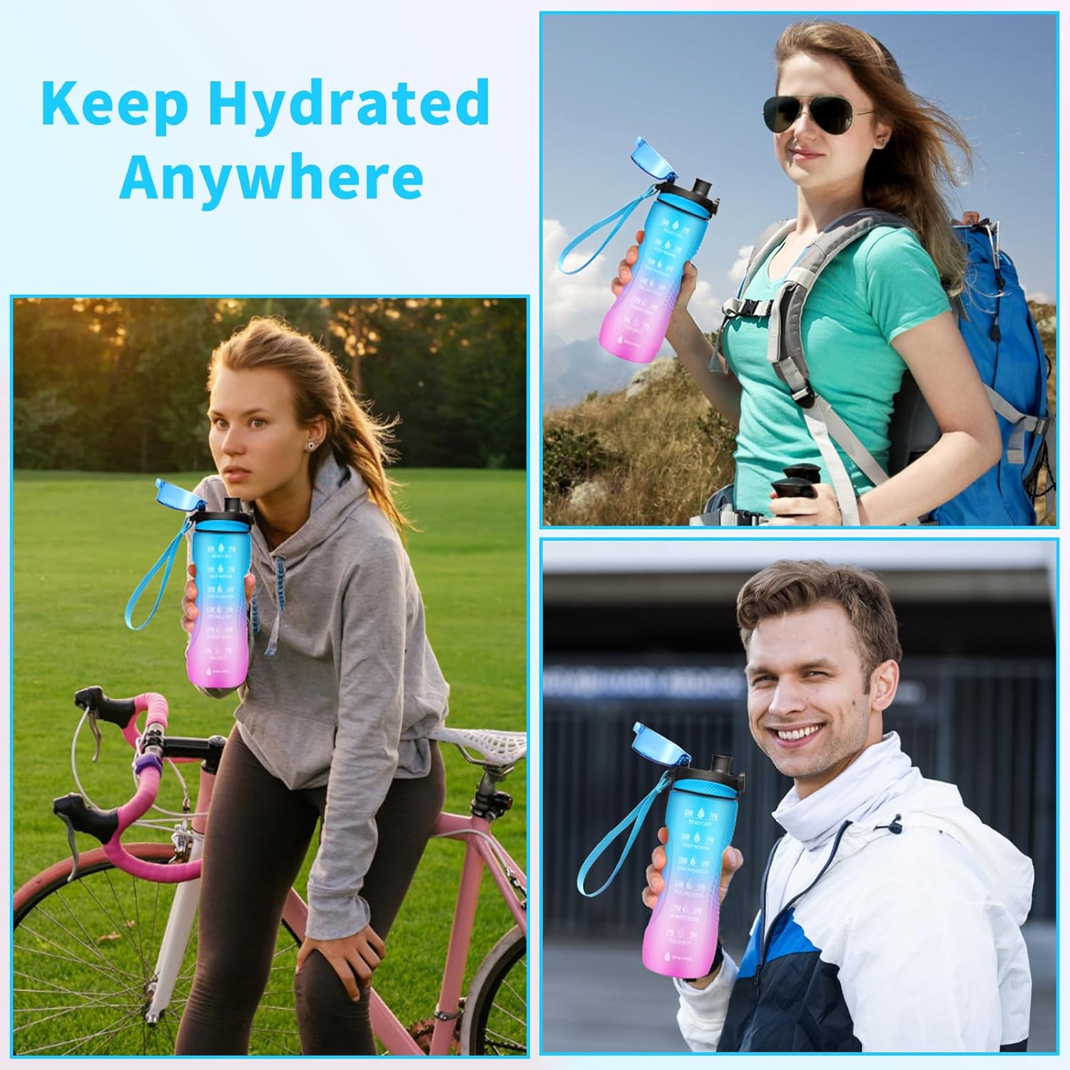 Thumbnail 5 de Binudum Wasserflasche 750ml Motivations