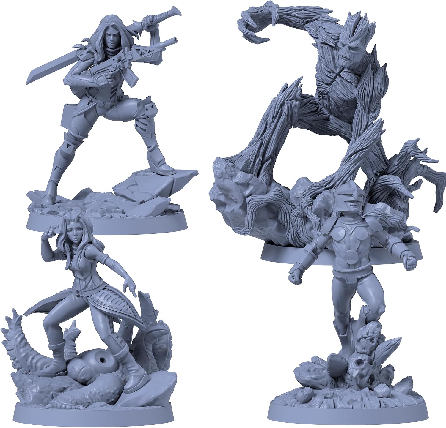 Detalle 2 de CMON Marvel Zombies: Strażnicy Galaktyki – rozszerzenie do gry Zombicide