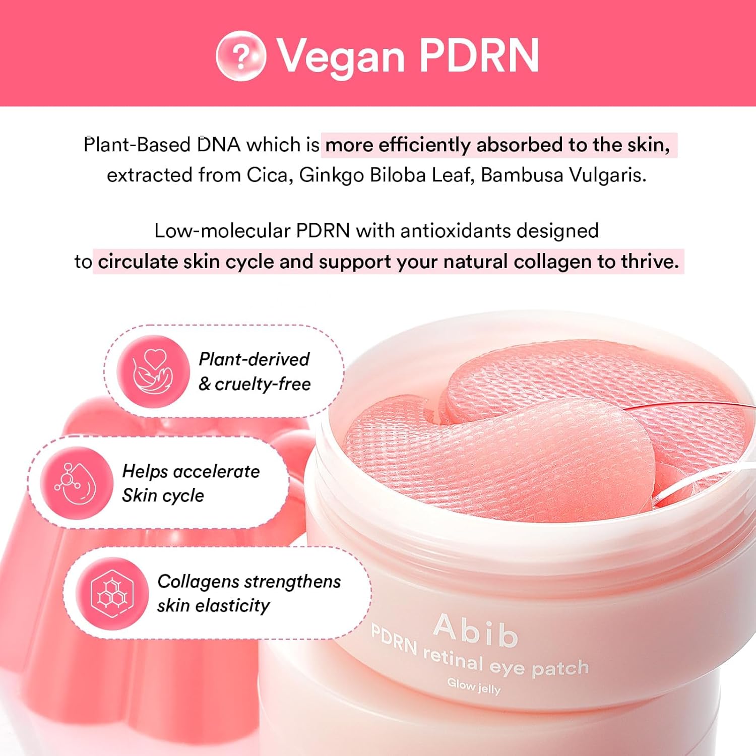 Thumbnail 4 de Abib PDRN Retinal Eye Patches with Glow Jelly: Rejuvenation for Puffy Eyes
