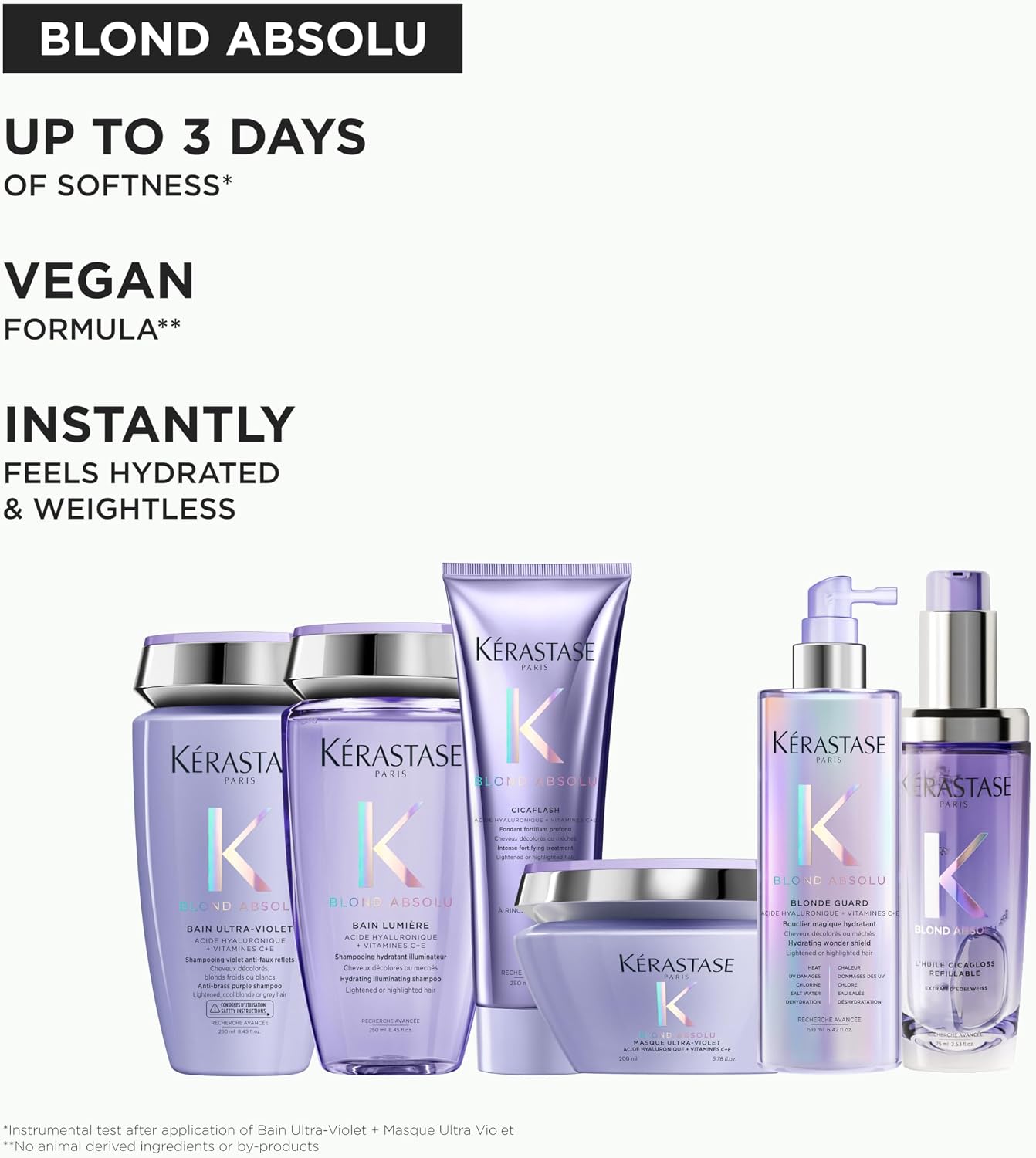 Thumbnail 6 de Kérastase Blond Absolu Anti-Brass Purple Hair Mask (Masque Ultra-Violet) with Hyaluronic Acid & Edelweiss, 200ml