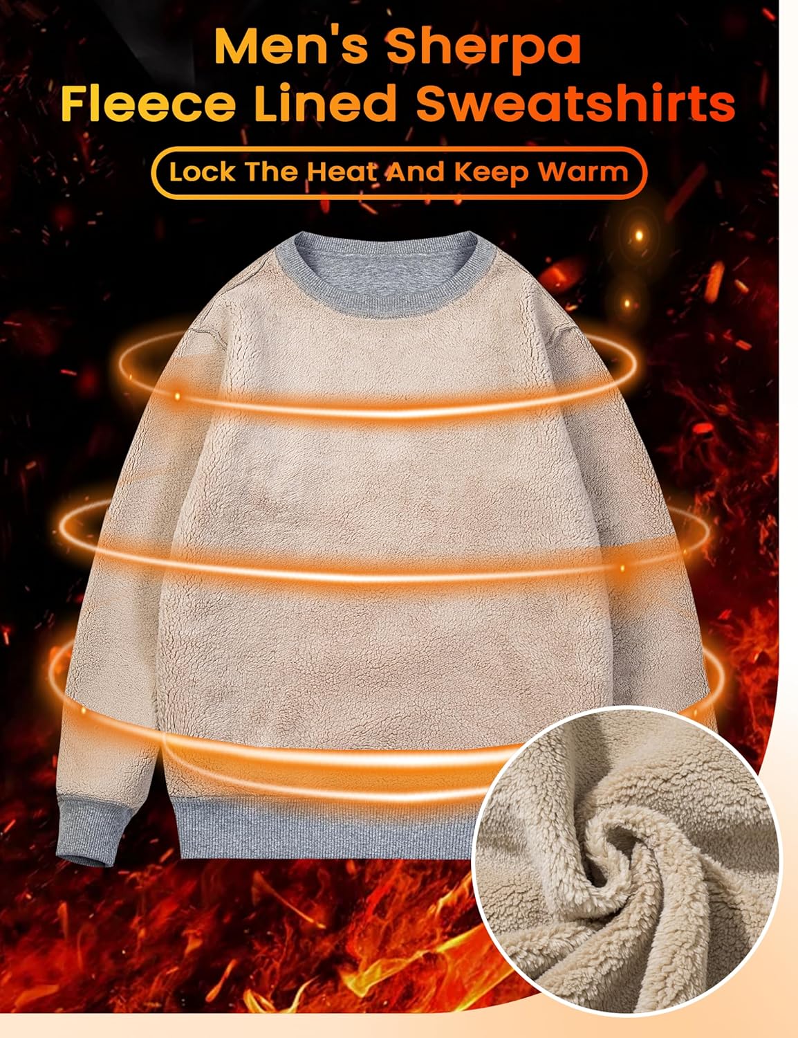 Thumbnail 2 de MAGCOMSEN Sherpa Crewneck 95% Cotton