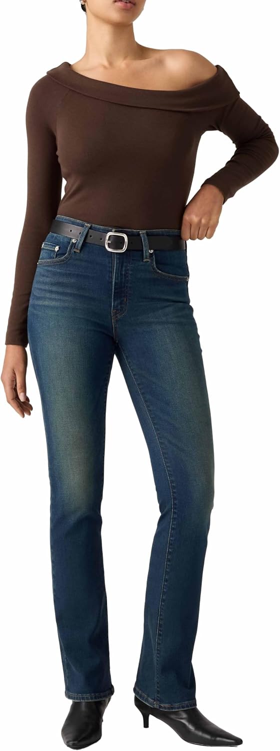 Detalle 2 de Levi's 725 High Rise Bootcut – damskie jeansy z wysokim stanem i elastycznego denimu