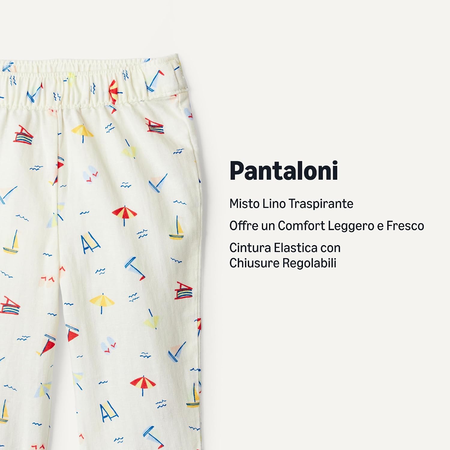 Thumbnail 1 de Amazon Essentials x Sofia Grainge Pantaloni Pull-On in Cotone e Lino Bambino