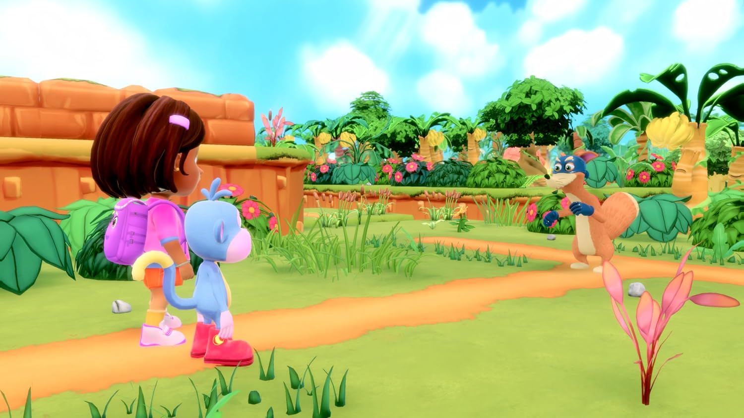 Detalle 2 de Dora: Rainforest Rescue for Xbox Series X (Solo or Local Co-Op Adventure)