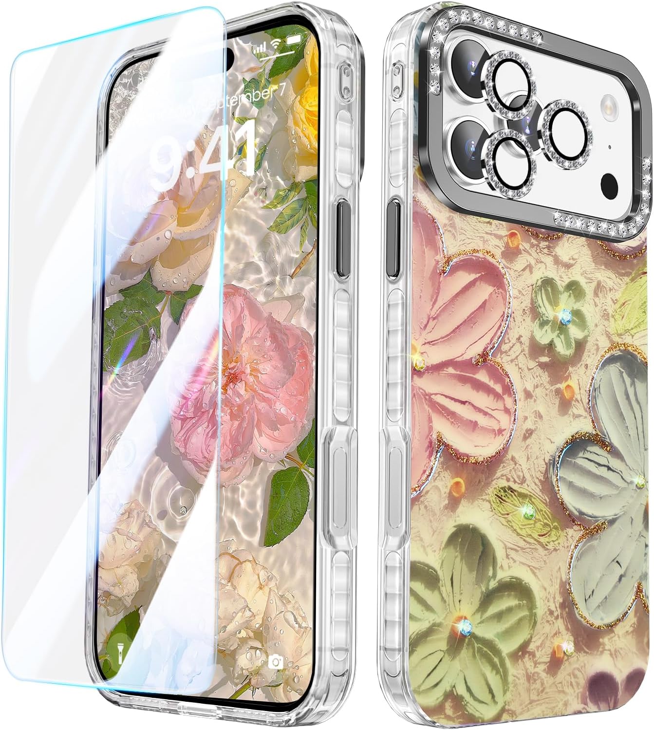 Thumbnail 6 de MATEPROX Magnetic Case for iPhone 16 Plus 2024 — Marble Purple with MagSafe, Screen Protector and Anti-Scratch Protection
