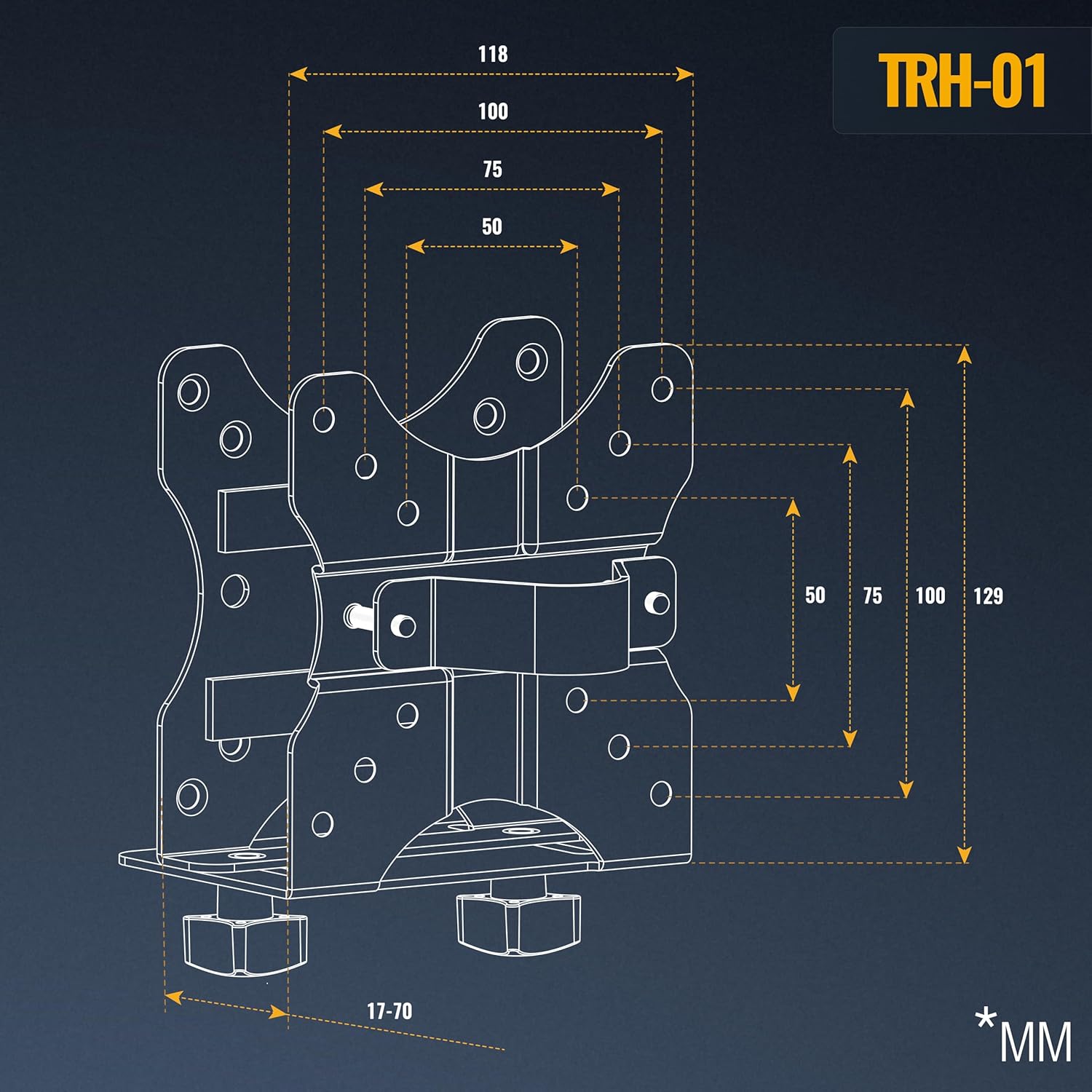 Thumbnail 8 de RICOO TRH-01 Soporte Extensible para Mini PC 💻 VESA 75x75/100x100