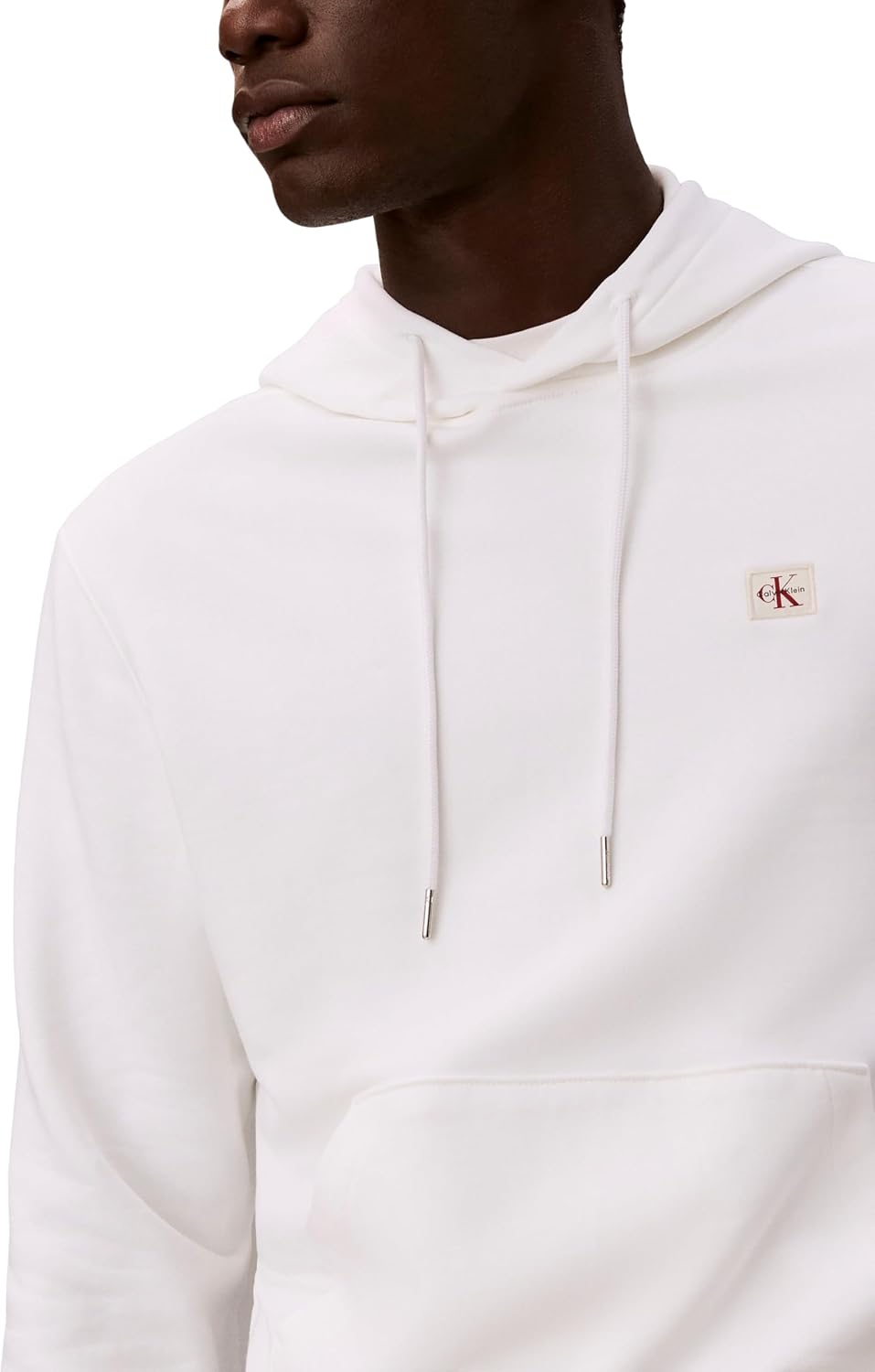 Detalle de Calvin Klein Men’s Terry Badge Hoodie