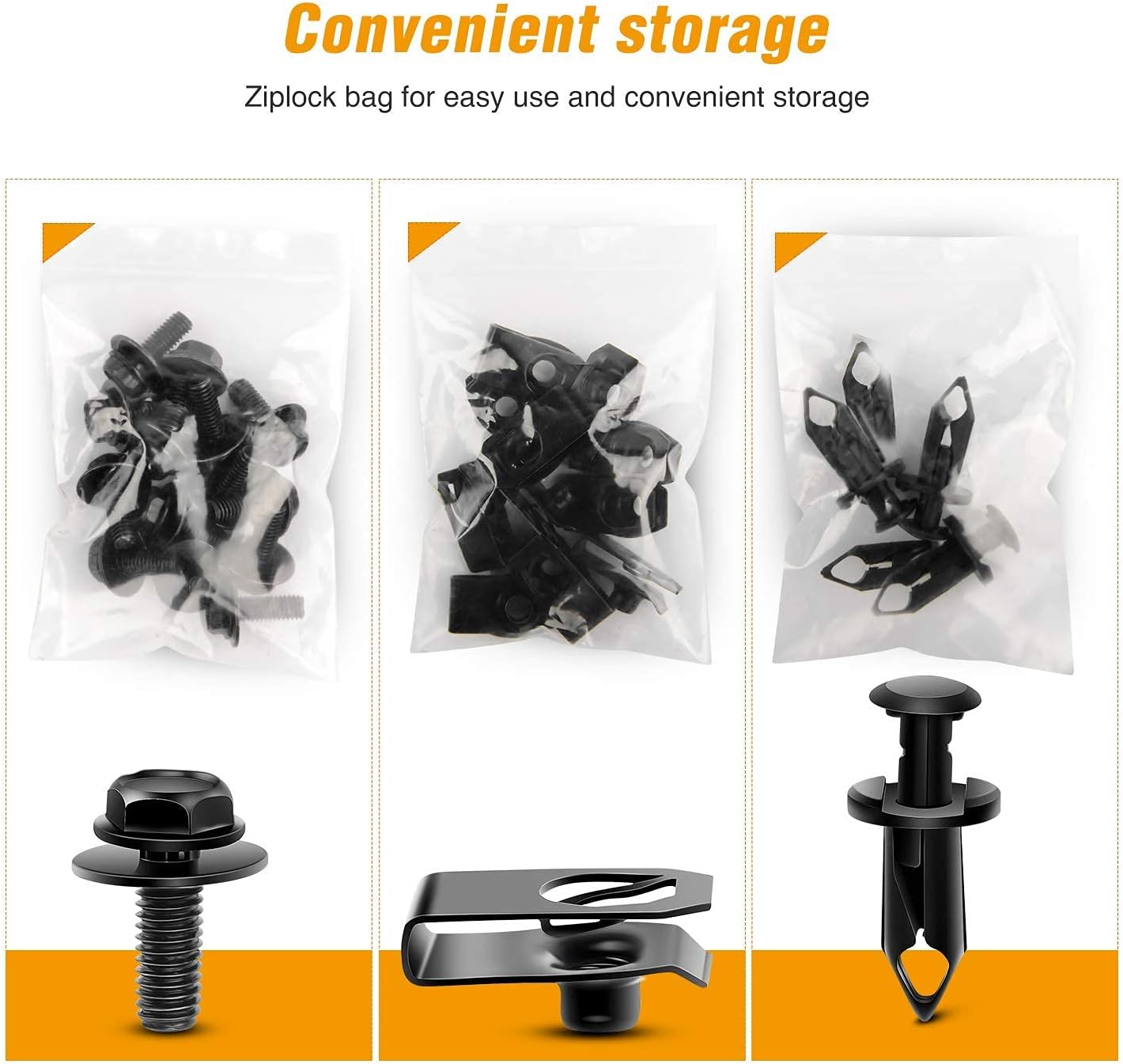 Thumbnail 4 de GOOACC GRC-70 35PCS Splash Shield Fastener Kit