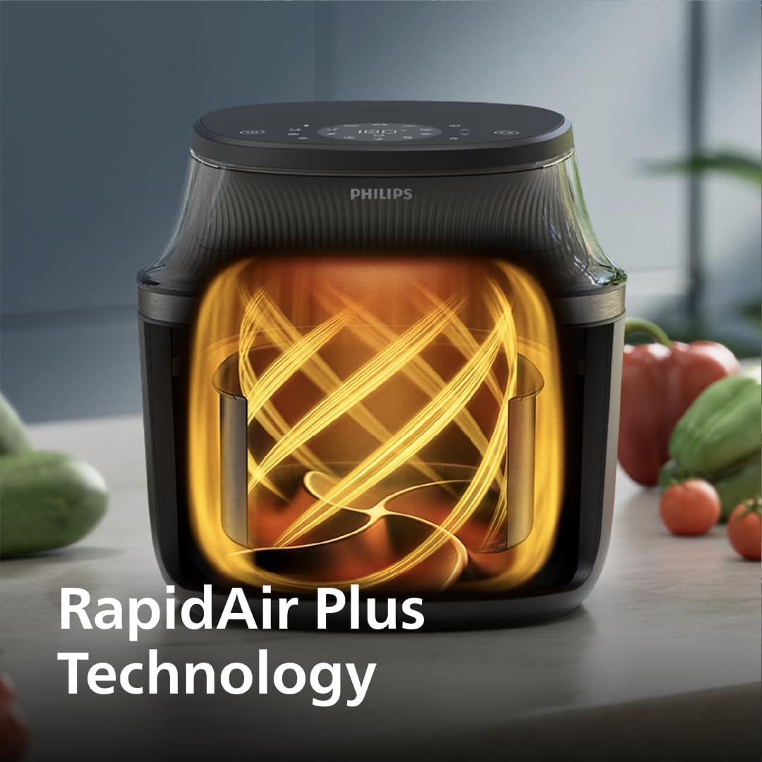 Detalle 2 de Philips Airfryer 3000 Series 7.2L with Cooking Window and 16-in-1 Functions