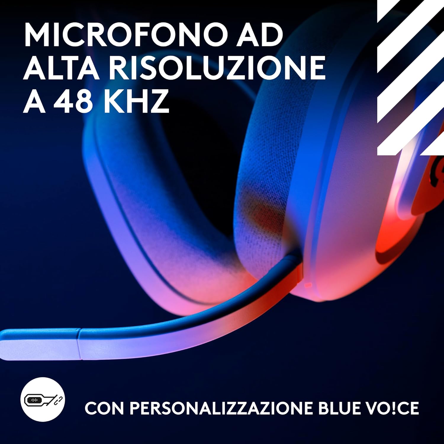 Thumbnail 3 de Logitech G Astro A20 X Wireless con microfono boom, LIGHTSPEED e PLAYSYNC Audio per PS5, Xbox, Switch e PC (bianco)