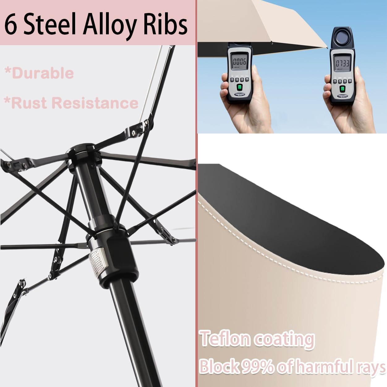 Thumbnail 5 de Travebo mini travel umbrella with UPF 50+