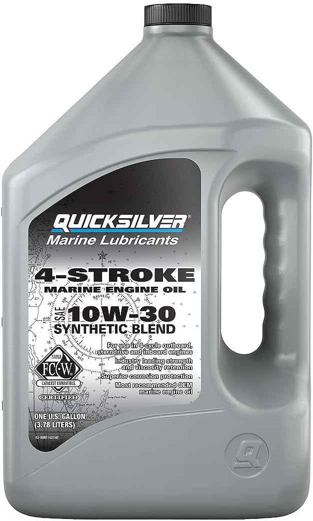 Thumbnail 6 de Quicksilver 10W-30 Marine Engine Oil (4-Stroke) — 8M0078617