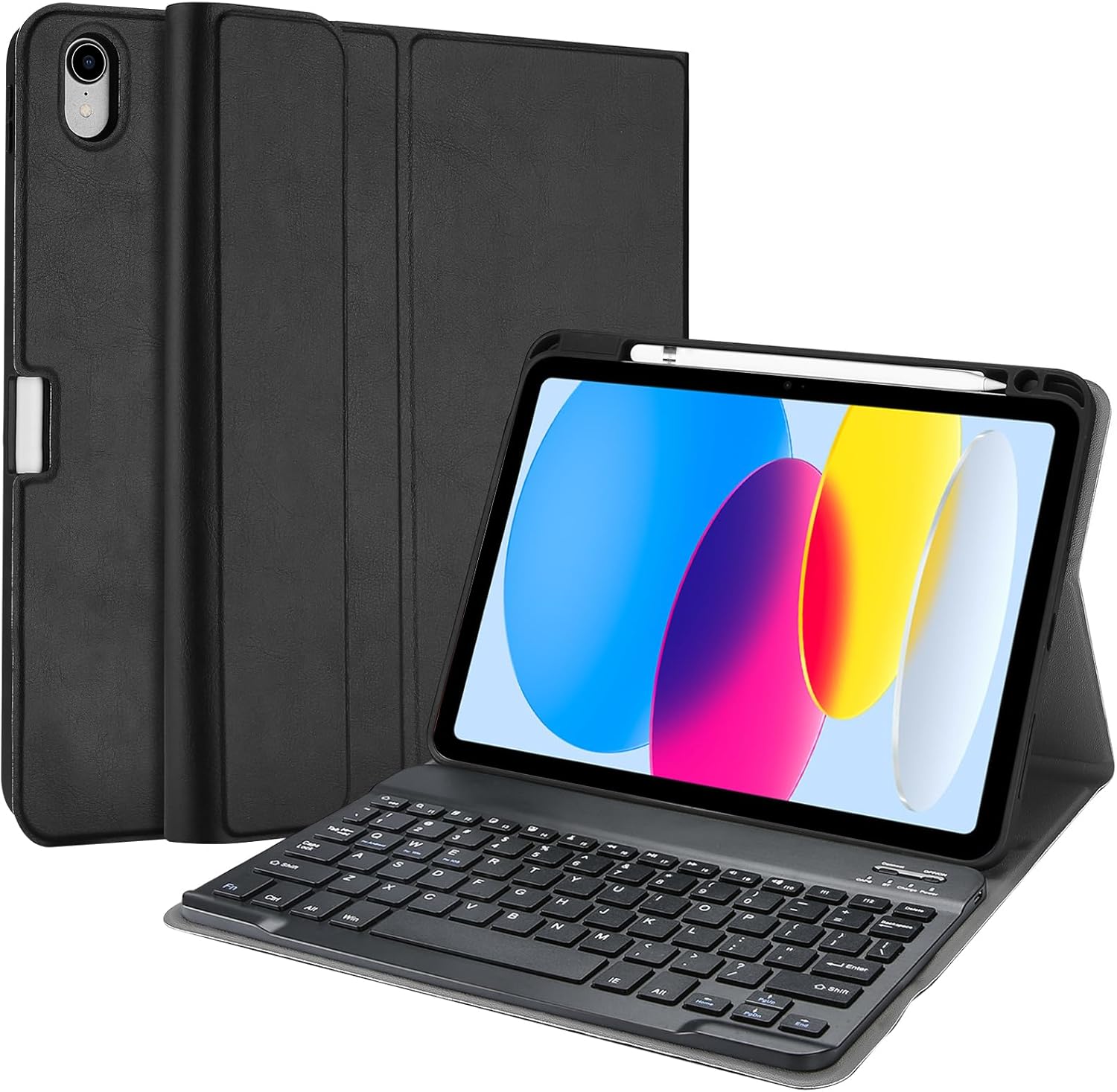 Detalle de ProCase for iPad 11th (A16) 11-inch 2025 / 10th Generation Case with Keyboard – Black