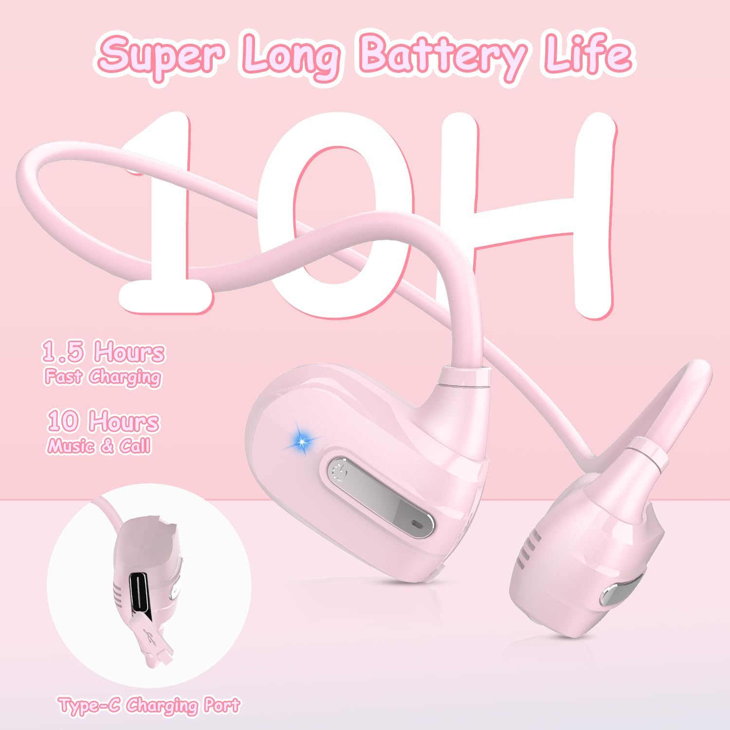 Thumbnail 4 de Golvery G03 Open-Ear Kids Headphones 10H