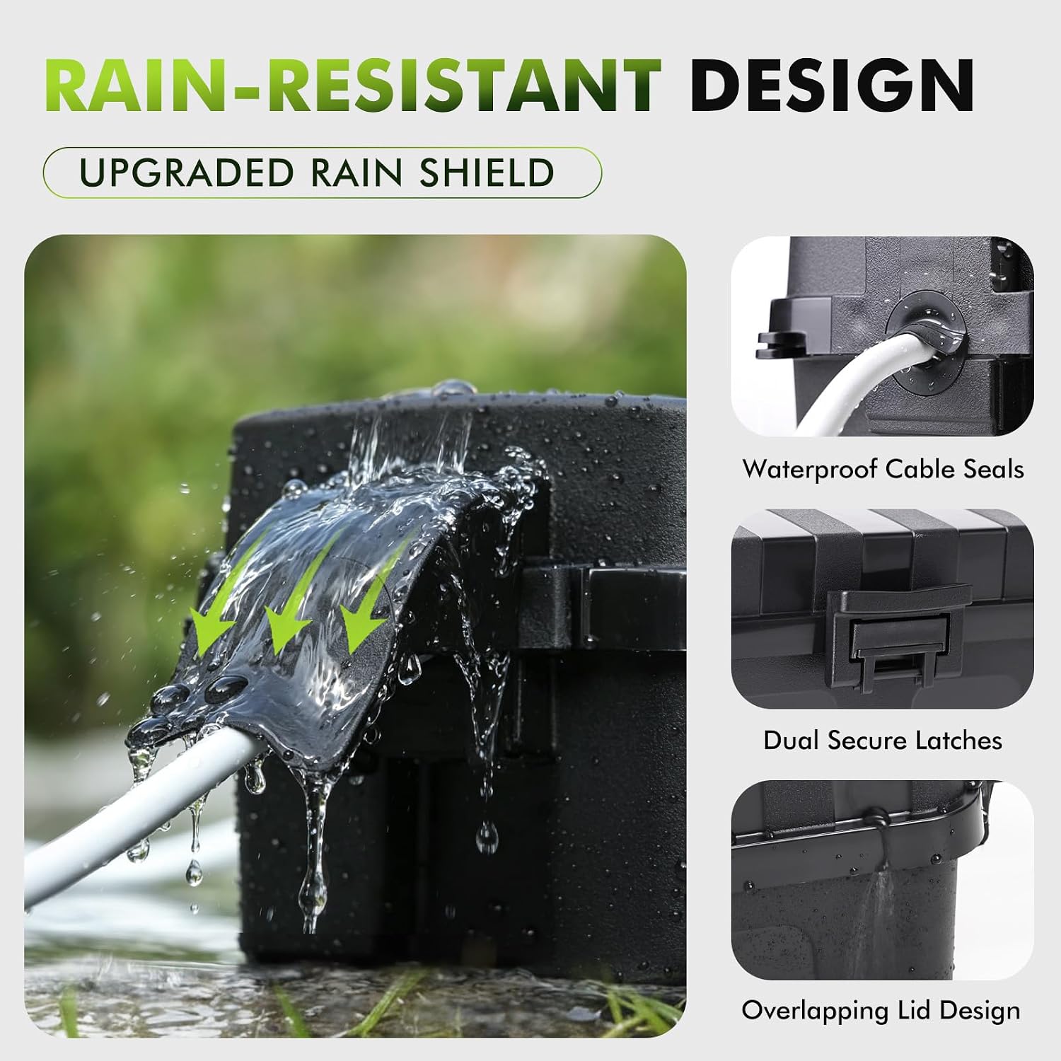 Thumbnail 4 de RESTMO O-ECC-4S Outdoor Electrical Box, IP55 Compact Cord Cover