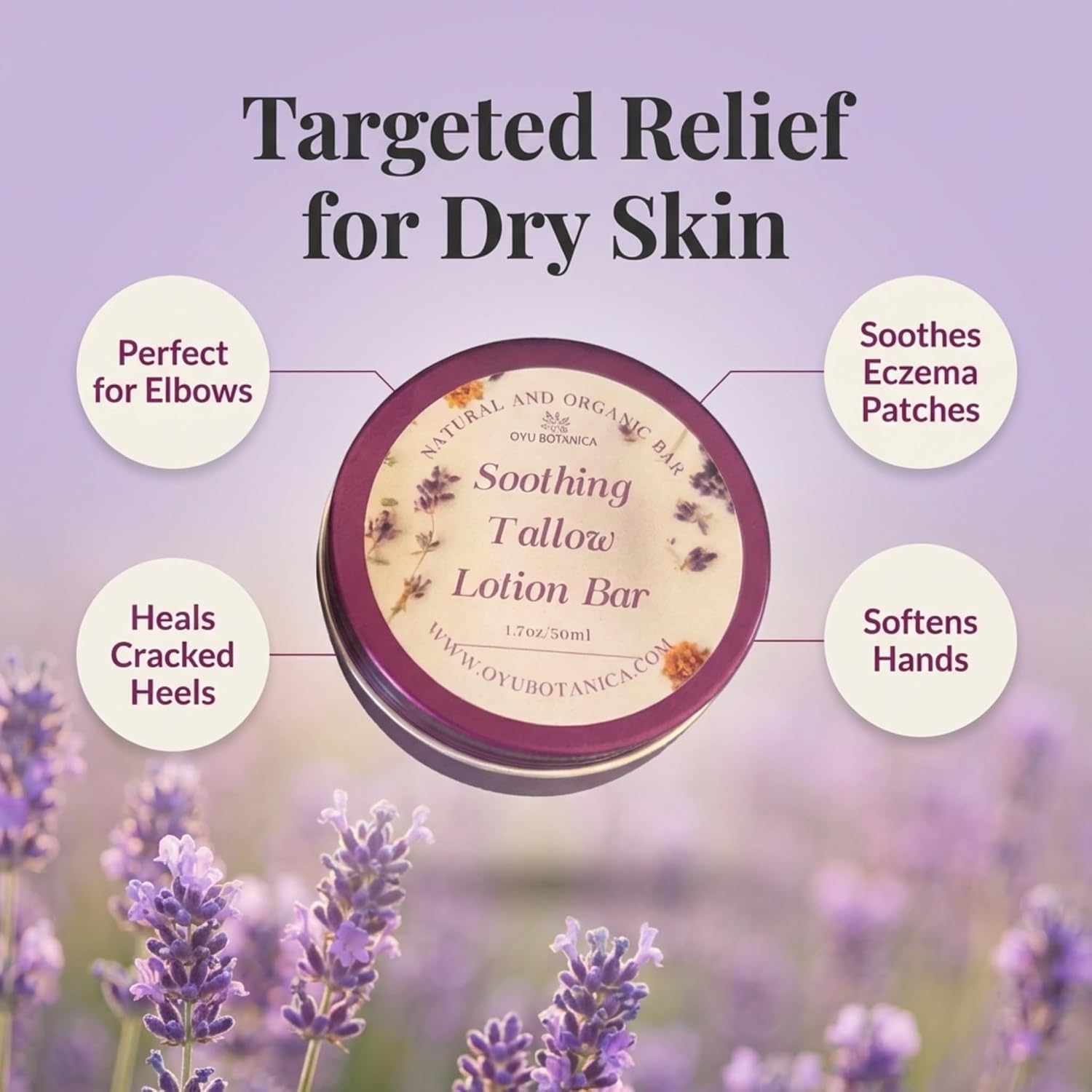 Thumbnail 6 de OYU Botanica Lotion Bar with Grass-Fed Beef Tallow