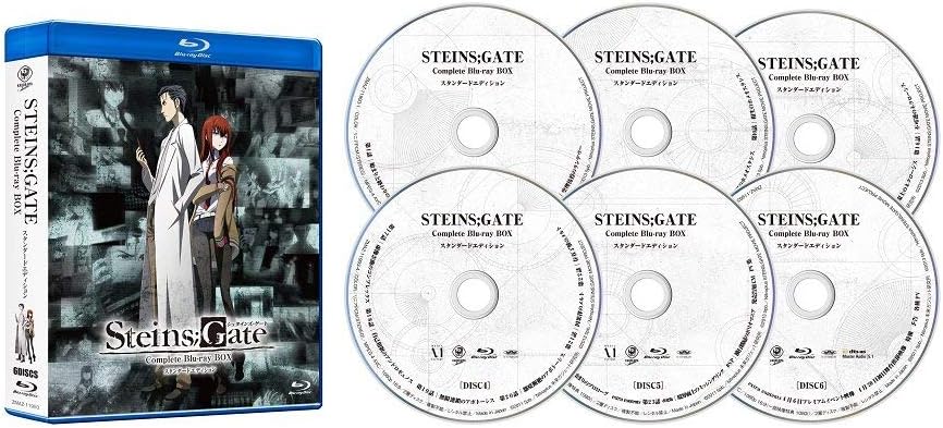 Detalle de STEINS,GATE コンプリート Blu-ray BOX スタンダードエディション 6枚組