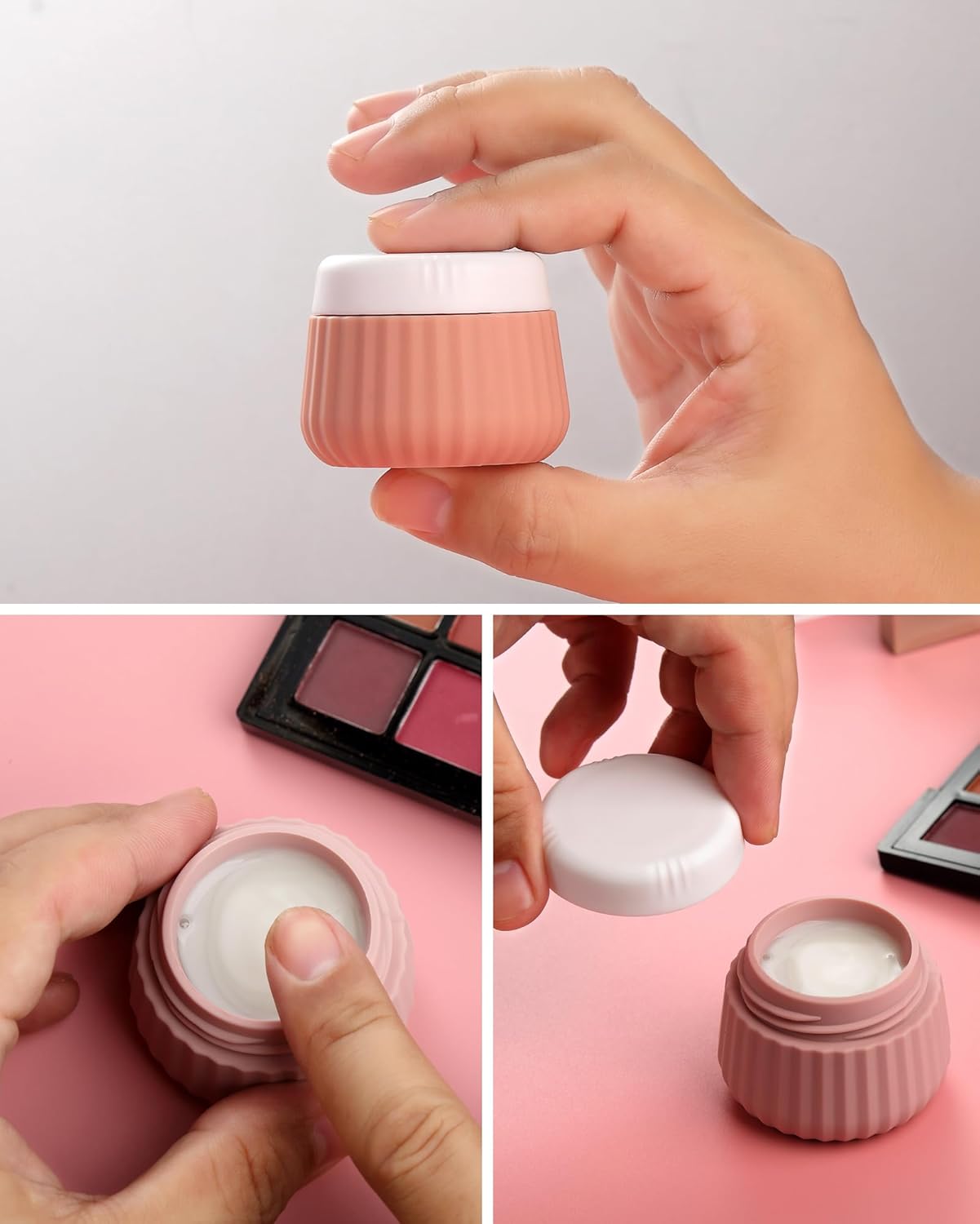 Detalle 2 de Gemice Travel Bottles 90ml TSA‑Approved set of 8