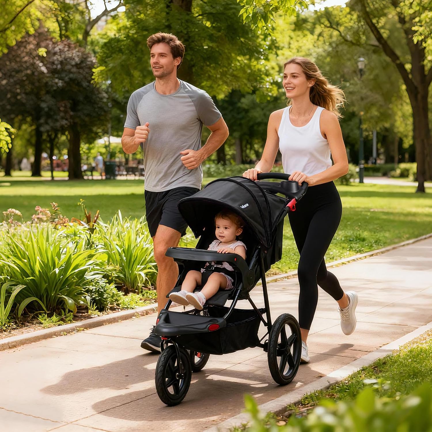 Detalle 2 de INFANS Jogging Stroller, Iron Frame