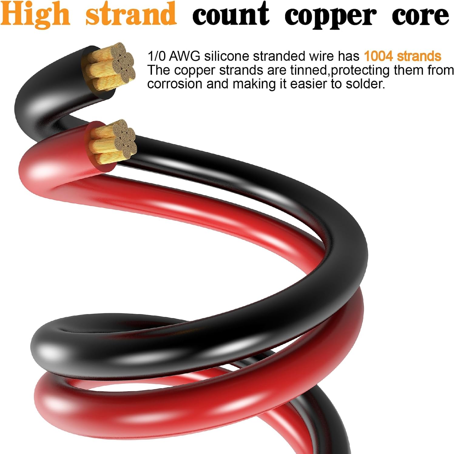 Thumbnail 2 de CCA battery cable kit, 1/0 gauge