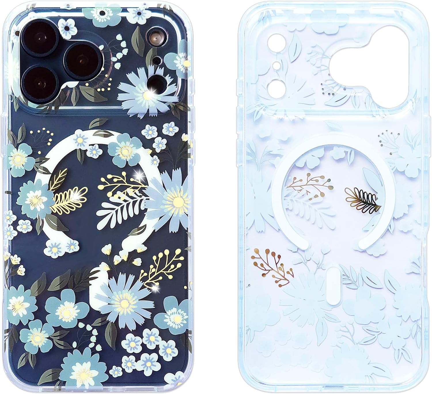 Detalle 2 de YeLoveHaw Clear Magnetic Case for iPhone 17 Pro Max