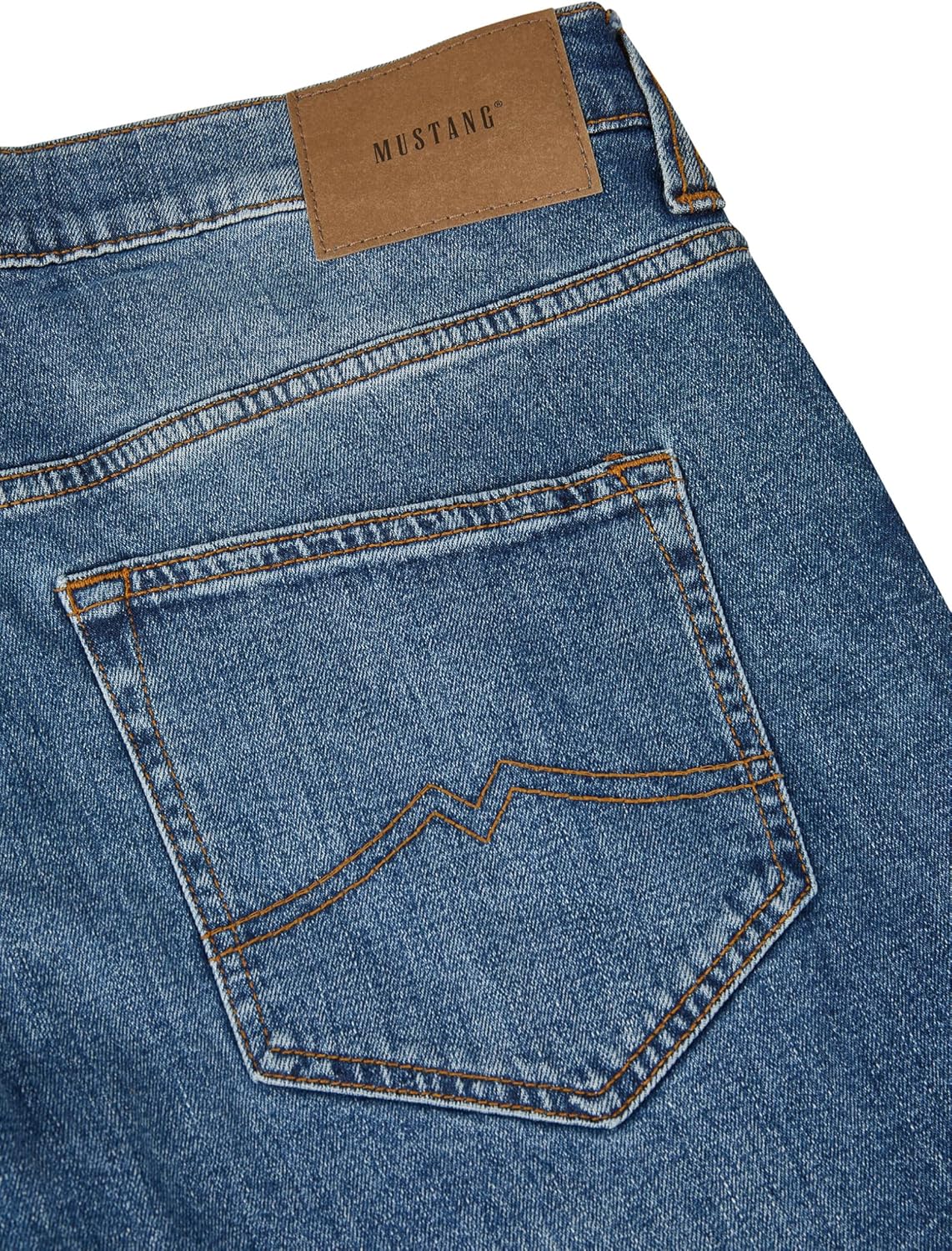 Thumbnail 3 de MUSTANG Herren Stretch Jeans Oregon Bootcut in Schwarz/Blau – Denim mit normaler Taille