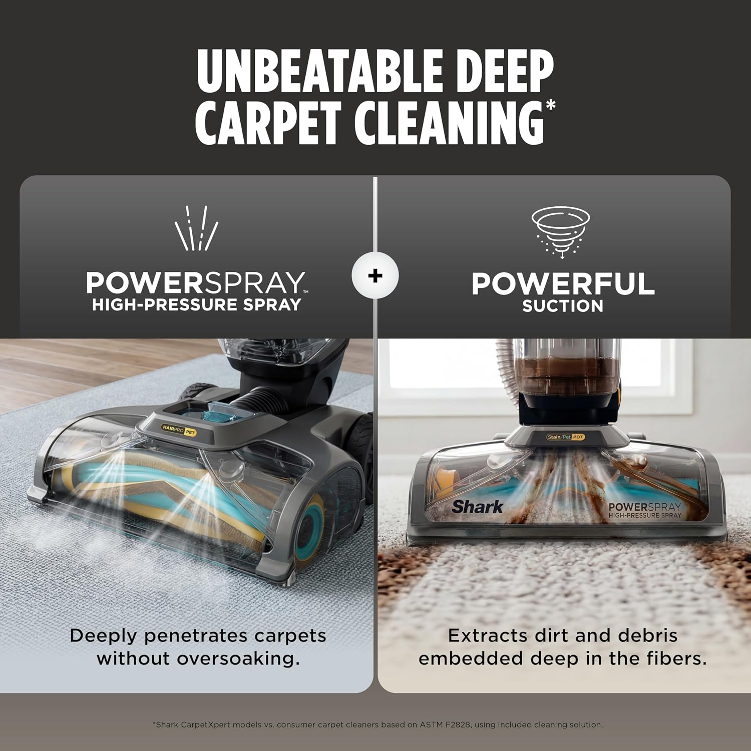 Detalle 1 de Shark EX304 CarpetXpert HairPro Carpet Cleaner with StainStriker and 5 Tools