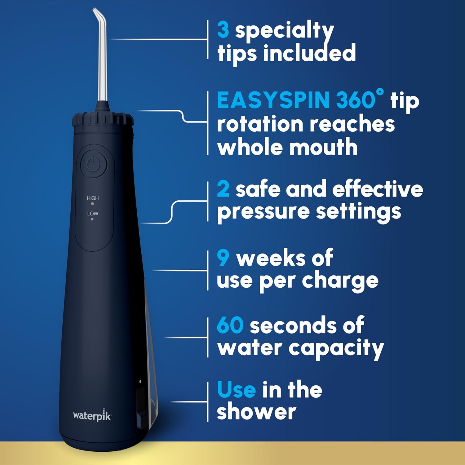 Detalle de Waterpik Portable Water Flosser 5100