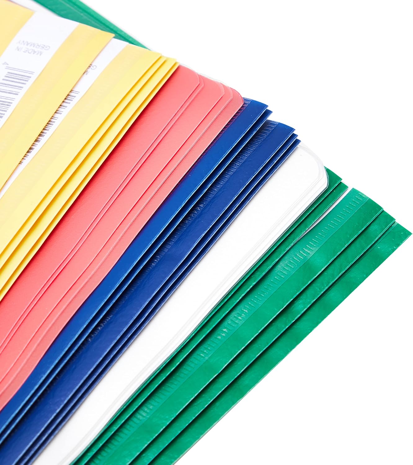 Detalle de Exacompta 449225B — Paquet de 25 chemises de présentation à lamelles, couverture PP, étiquette sur toute la hauteur