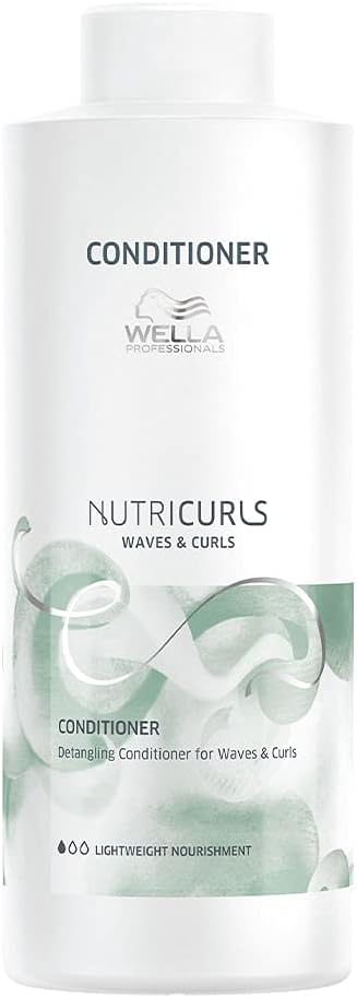 Imagen de Wella Professionals NUTRICURLS Après-shampoing démêlant pour cheveux ondulés et bouclés en OfertitasTOP