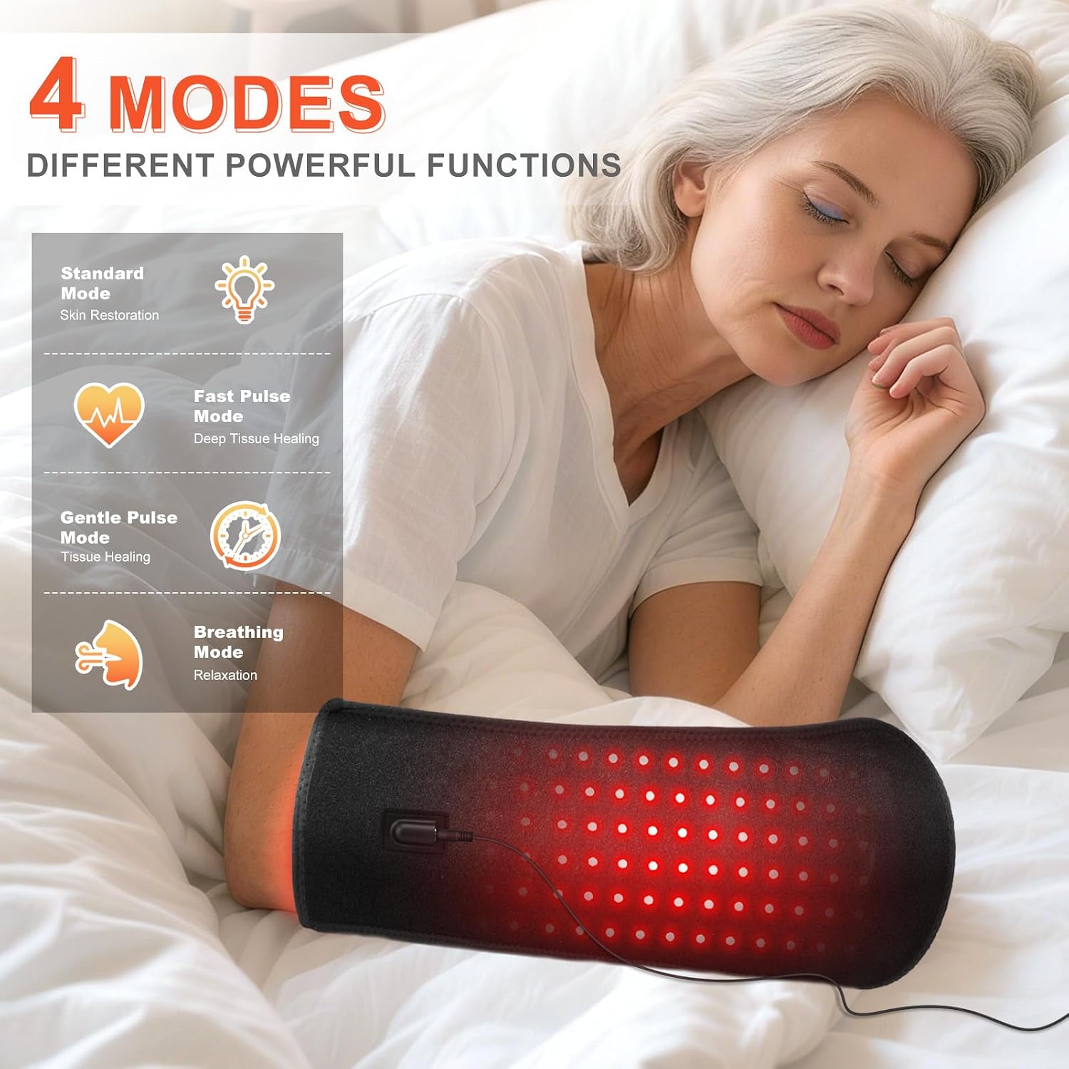 Detalle 2 de Red Light Therapy for Hands & Wrist (2026 Upgrade) – 4 Modes, 5 Intensity Levels, Home Use