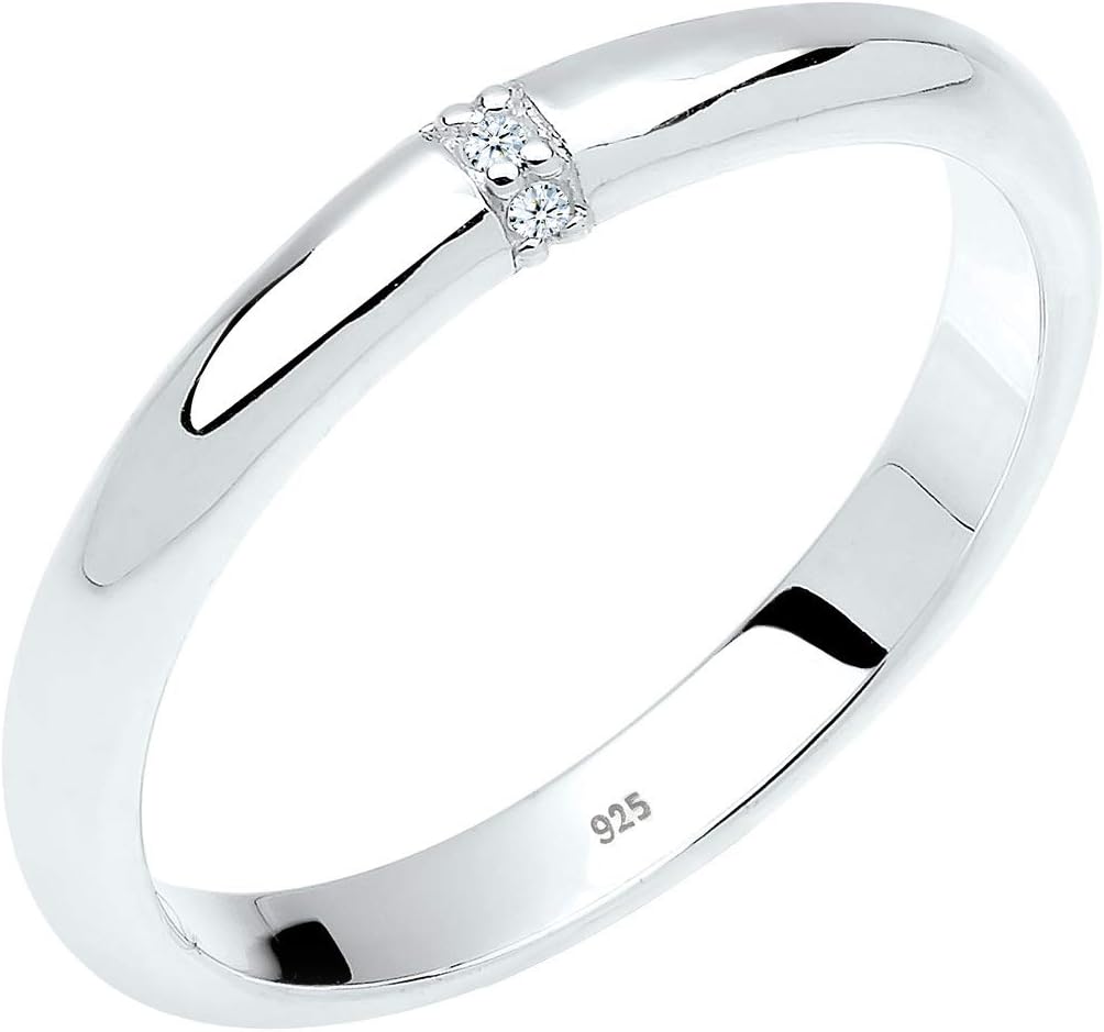Detalle de Diamore Damen-Ring Klassiker 0,06 ct 💍