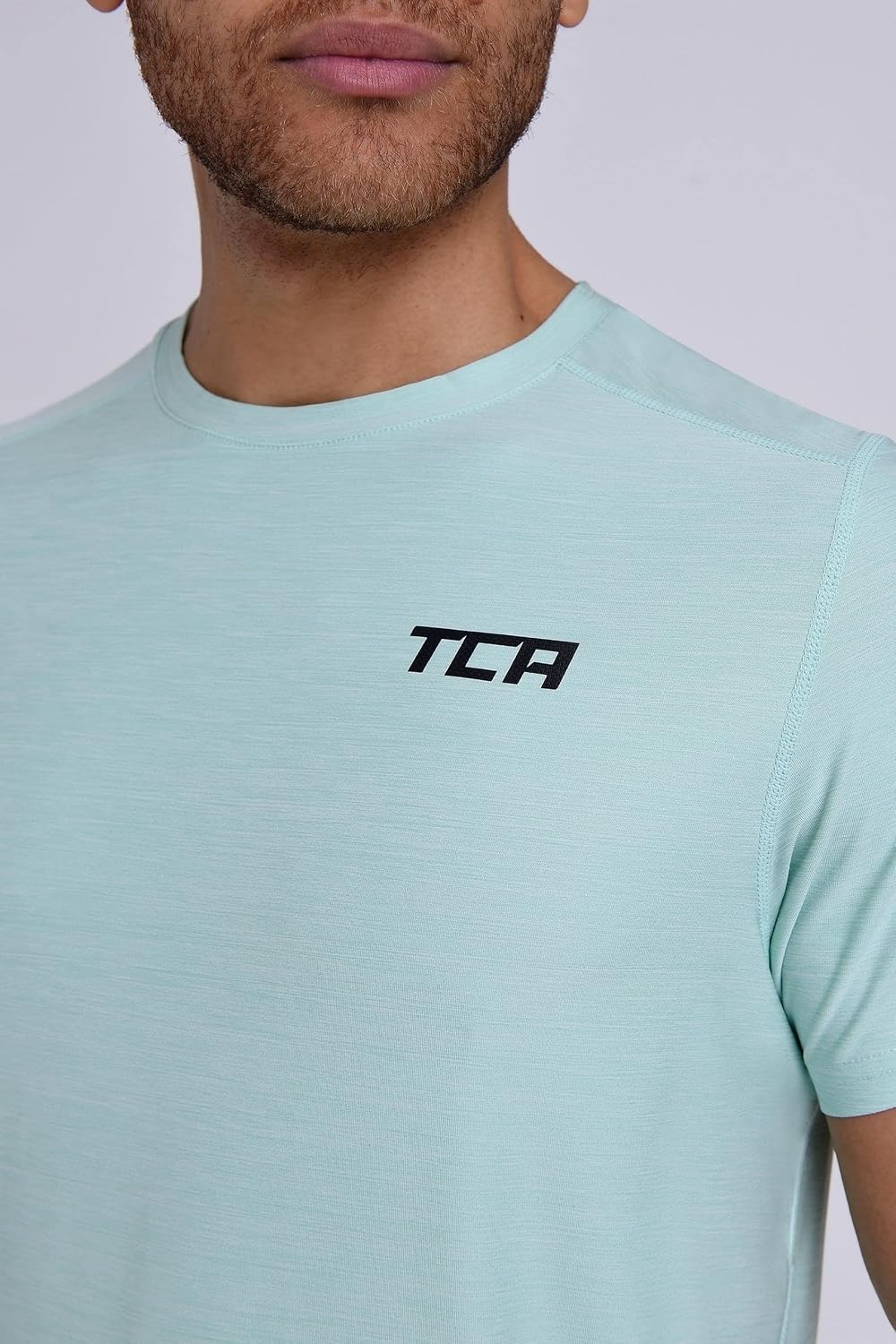 Detalle 2 de TCA T-Shirt de sport à manches courtes pour homme – Gym, Course, Pagaie et Randonnée